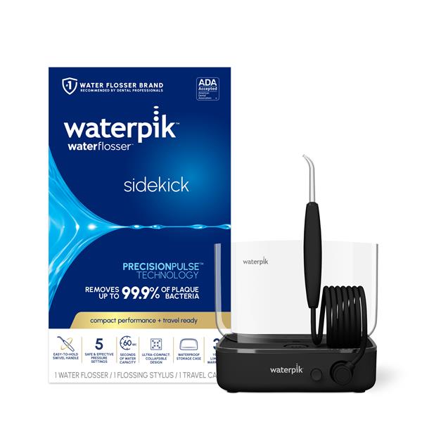 Alternative view of Sidekick™ Water Flosser, Black with Copper – Black (WF-04CD012-3)