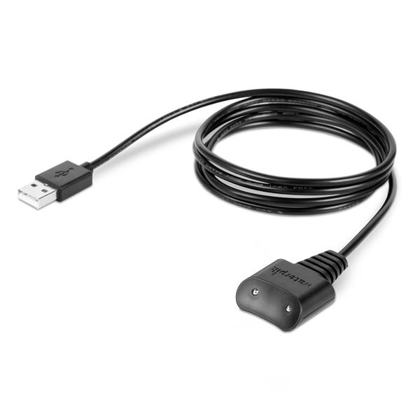 Magnetic USB-A Charging Cable for Cordless Select Water Flosser – Black (WF-10-charger-black)