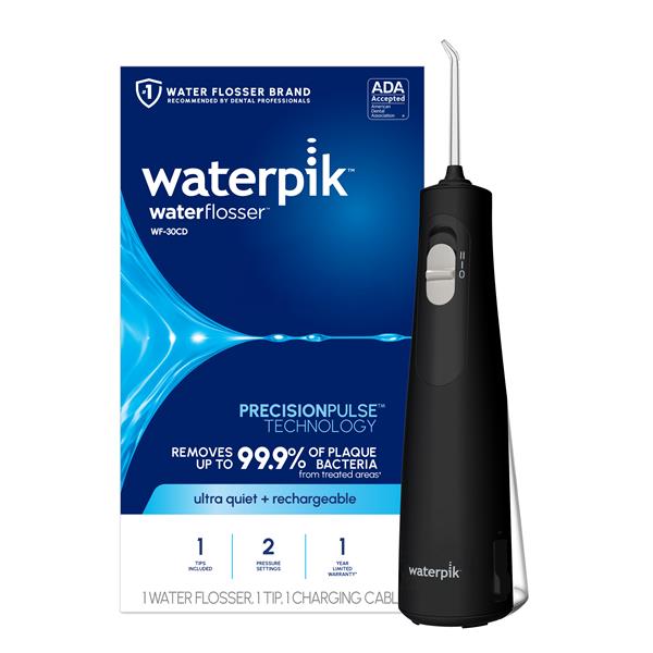 Alternative view of Black Cordless 1100 Water Flosser – Black (WF-30CD012)