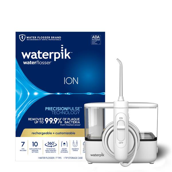 Alternative view of ION Professional Cordless Water Flosser – White (WF-12CD020-1)