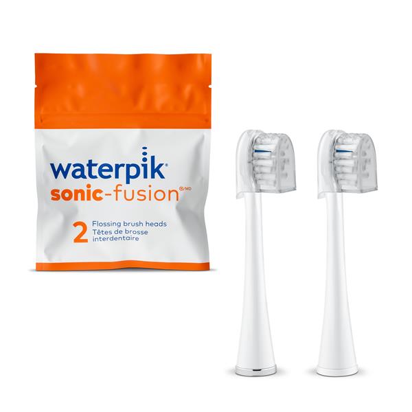 Waterpik™ Sonic-Fusion™ Compact Replacement Flossing Brush Heads - White – White (SFRB-2EW)
