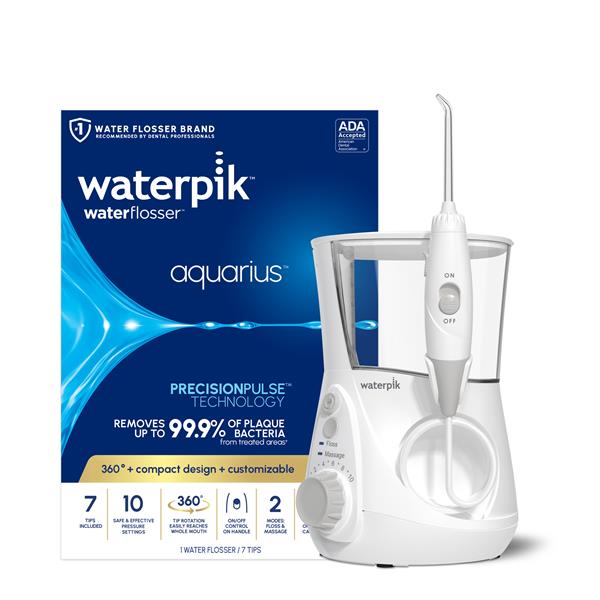 Alternative view of White Aquarius™ Water Flosser – White (WP-660)