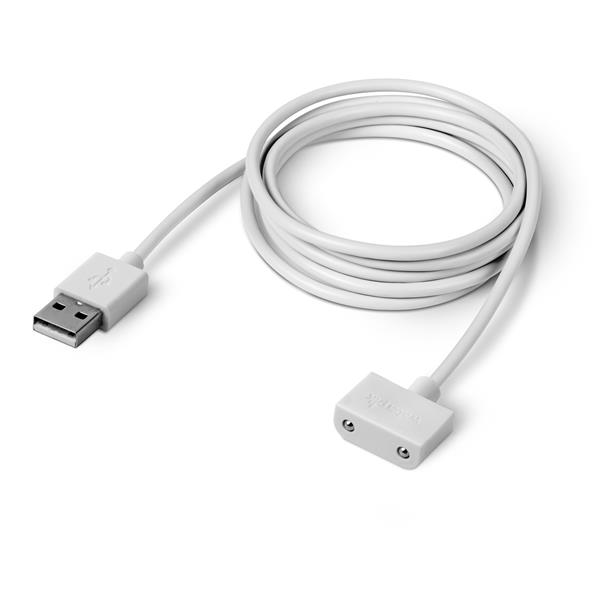 Magnetic USB-A Charging Cable for ION Cordless Water Flosser  – White (WF-11-charger-white)