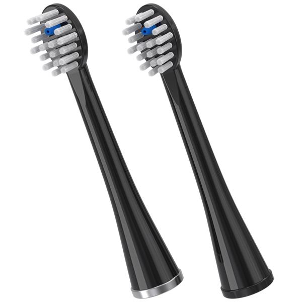 Alternative view of Waterpik™ Sonic-Fusion™ Compact Replacement Flossing Brush Heads - Black – Black (SFRB-2EB)