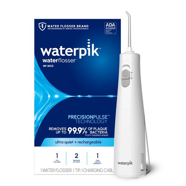 Alternative view of White Cordless 1100 Water Flosser – White (WF-30CD010)
