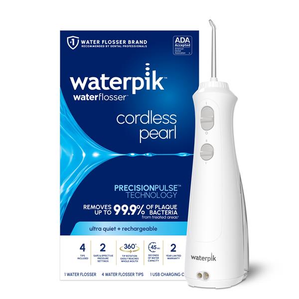 Alternative view of White Cordless Pearl Water Flosser – White (WF-13CD010)