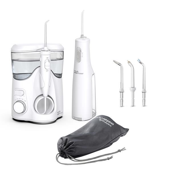 Ultra Plus and Cordless Express Water Flosser Combo – White (WP-150-WF-02)